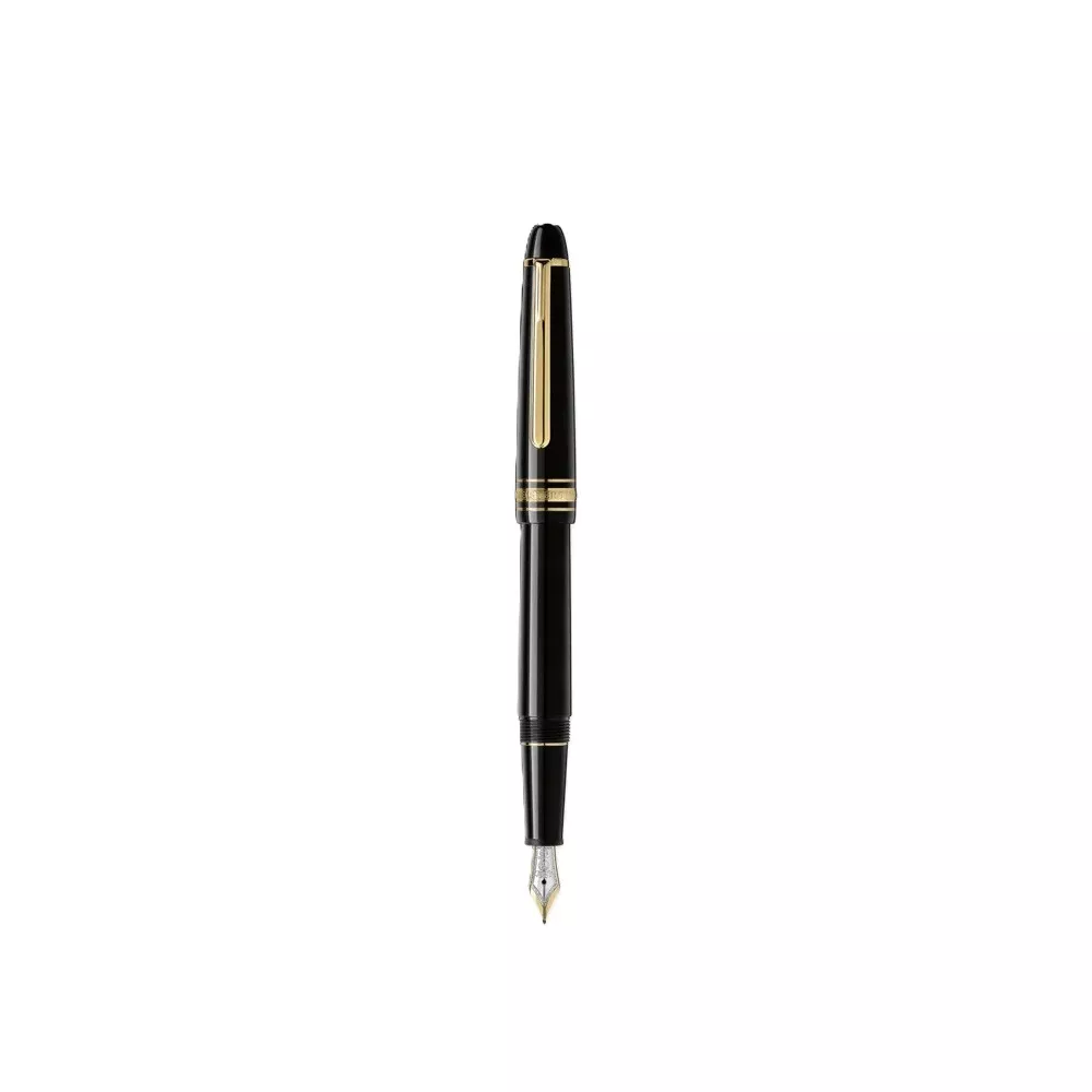 MEISTERSTÜCK FOUNTAIN PEN, BLACK & GOLD