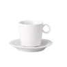 TAZZA CAFFE CON PIATTO 14717/14716 NENDOO BIANCO