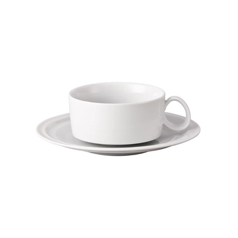 TEA CUP & SAUCER NENDOO WHITE 10525/800001/14640