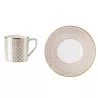 TAZZA CAFFE CON PIATTO, FRANCIS CARREAU BEIGE