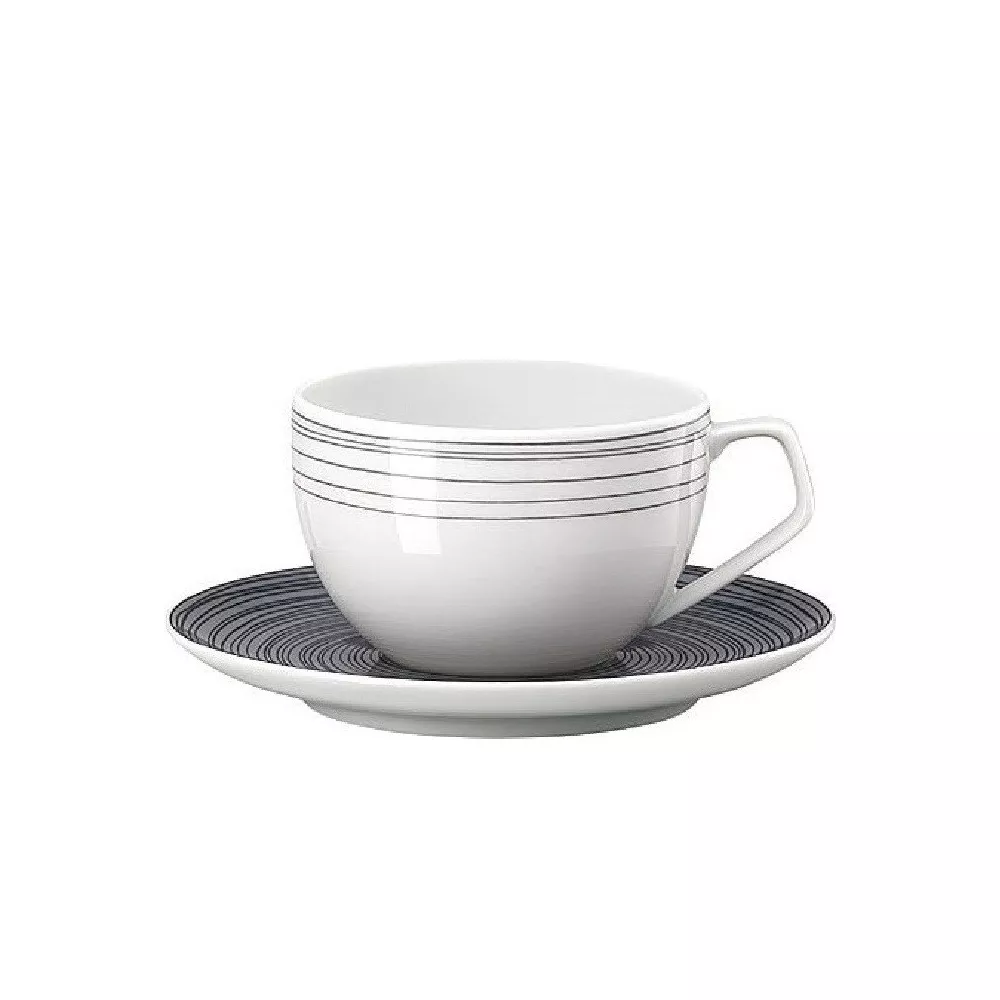 TAZZA CAFFE CON PIATTINO, TAC STRIPES