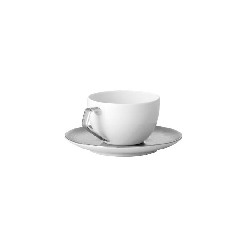 TAZZA CAFFE CON PIATTO, TAC SKIN PLATINO