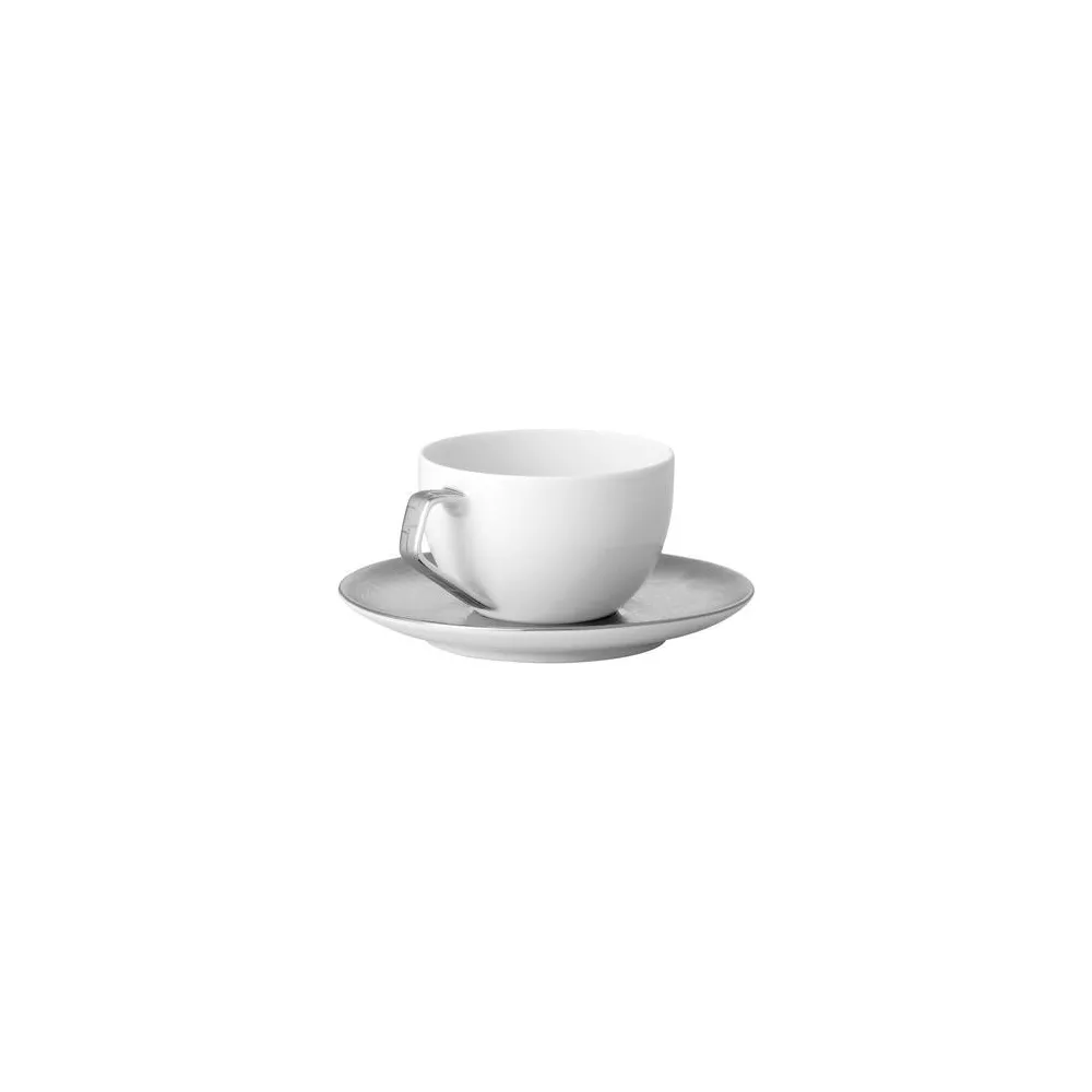 TAZZA CAFFE CON PIATTO, TAC SKIN PLATINO