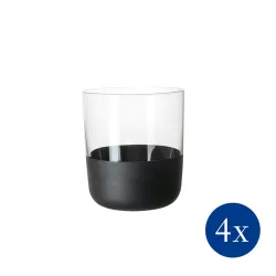 SET OF 4 WHISKY TUMBLERS,...