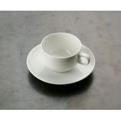 COFFEE CUP&SAUCER MOON WHITE 19600/800001/14717/14716
