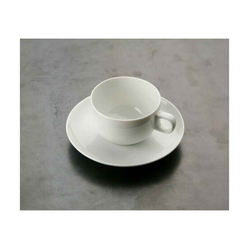 COFFEE CUP&SAUCER MOON WHITE 19600/800001/14717/14716