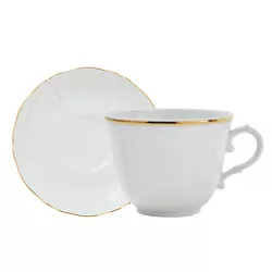 TAZZA CAFFÈ CON PIATTINO 120 CC, ANTICO DOCCIA