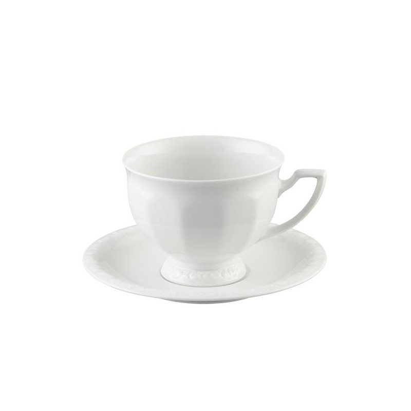 COFFEE CUP&SAUCER 10430/800001/14722/14721 WHITE MARIA