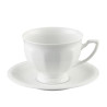 COFFEE CUP&SAUCER 10430/800001/14722/14721 WHITE MARIA