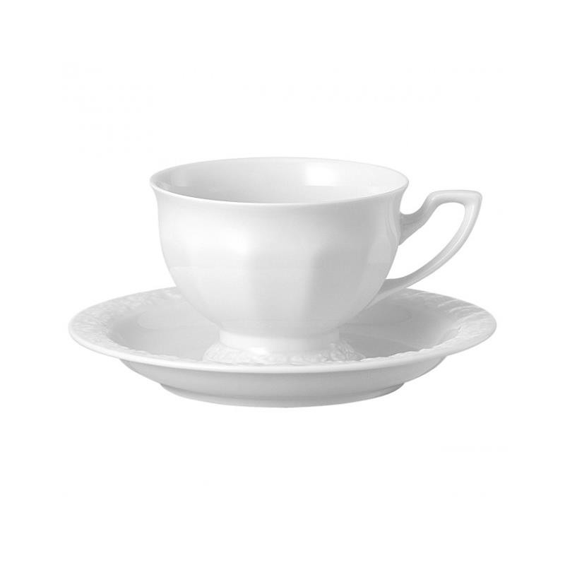 BREAKFAST CUP & SAUCER 10430/800001/14692/421 WHITE MARIA