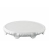 TART PLATE W/FEET 10430/800001/12845 WHITE MARIA