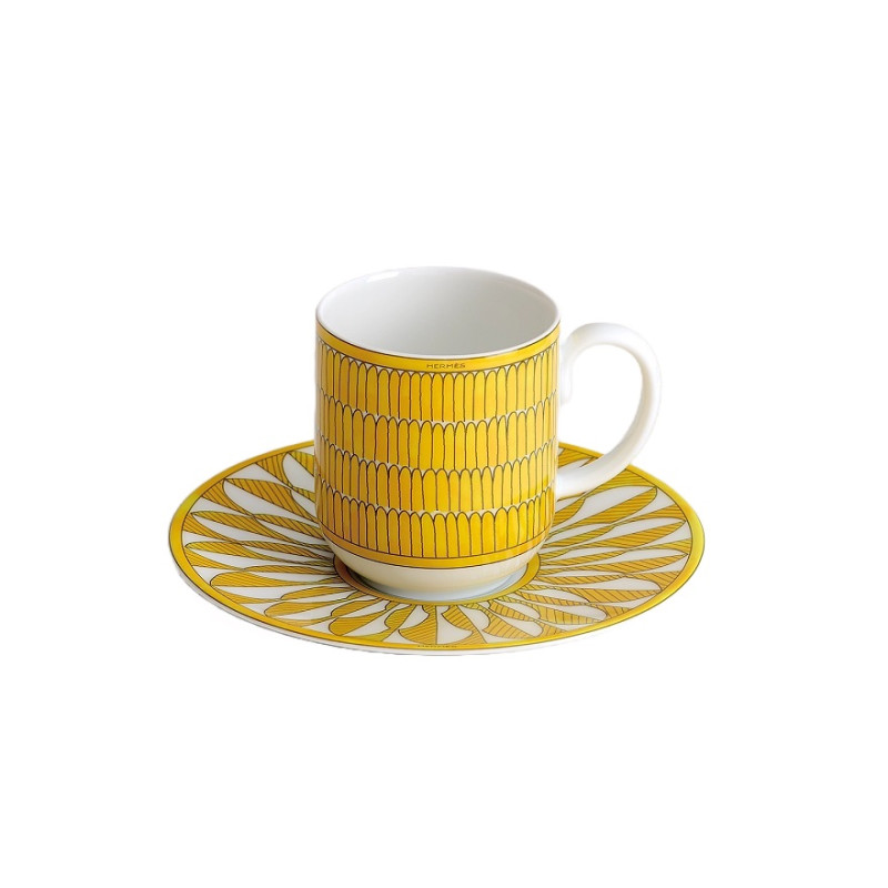 COFFE CUP WITH SAUCER, 46017 SOLEIL D HERMES