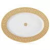 VASSOIO OVALE 37CM MOSAIQUE 24 ORO 26027