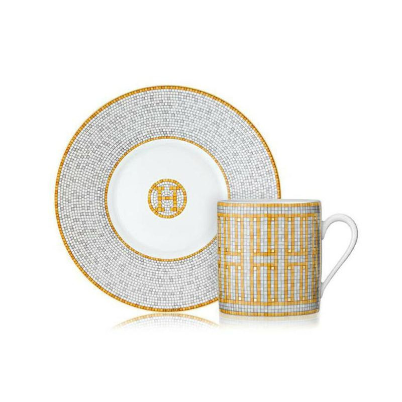 COFFEE CUP & SAUCER MOSAIQUE 24 GOLD 26017