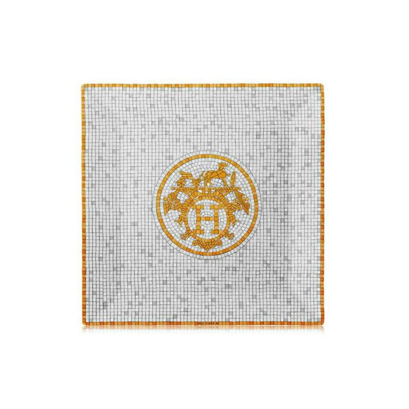 SQUARE PLATE N.3 15CM MOSAIQUE 24 GOLD 26043