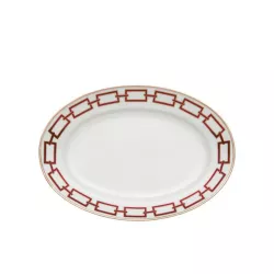 34 CM OVAL TRAY, CATENE IMPERO