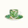 TAZZA CAFFE  CON PIATTINO PASSIFOLIA 44017