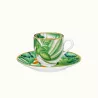 TAZZA CAFFE  CON PIATTINO PASSIFOLIA 44017
