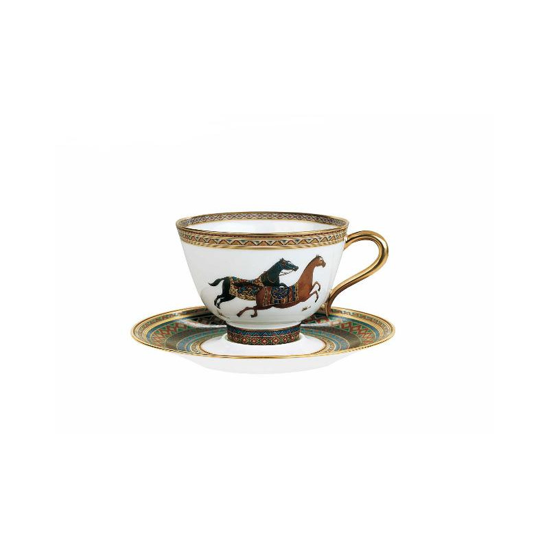 TEA CUP WITH SAUCER 9816 CHEVAL D ORIENT