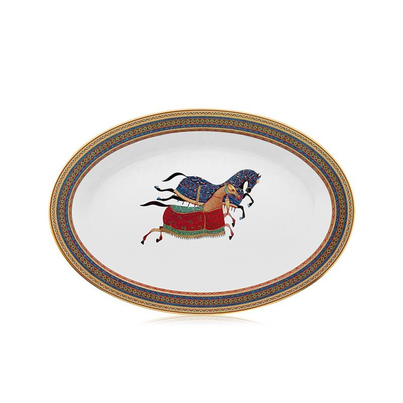 VEGETABLE DISH 40CM 9827 CHEVAL D ORIENT