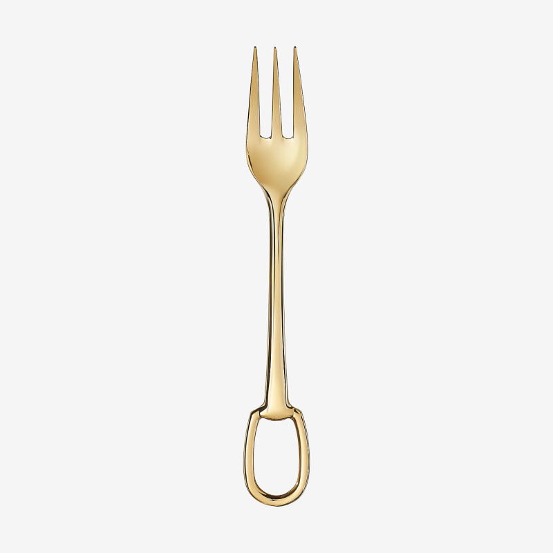 GOLD PLATED TABLE FORK 8902 GRAND ATTELAGE GOLD
