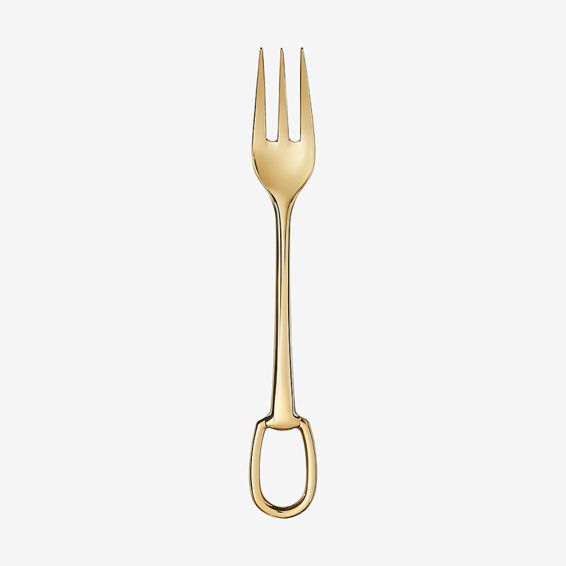 FRUIT FORK 8908 ATTELAGE GOLD HERMES