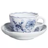 TAZZA DA TE  CON PIATTO CIPOLLA BLU 00582/800101