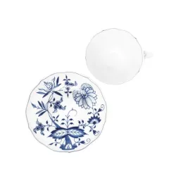 BREAKFAST CUP WITH SAUCER BLUE ONION 00584/800101