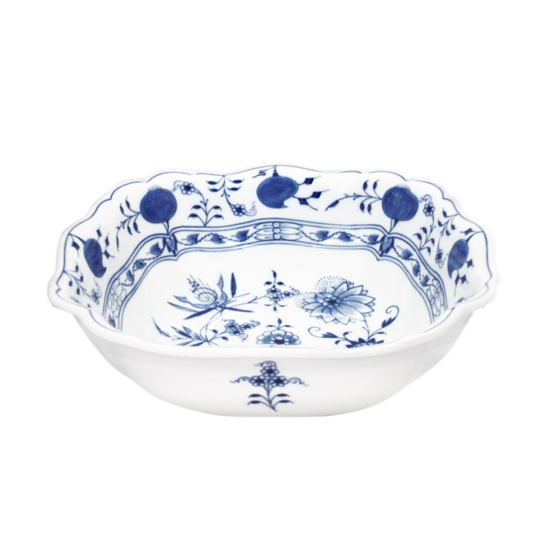 SQUARE SALAD BOWL 29 x 29 CM BLUE ONION 00253/800101