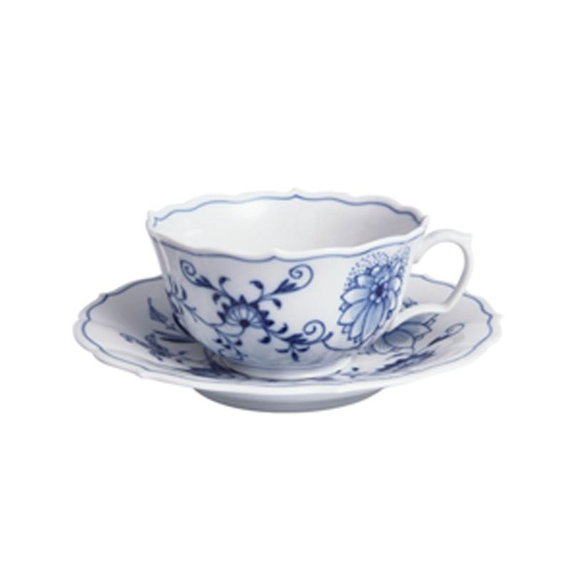 TAZZA  THE  CON PIATTO CIPOLLA BLU 00633/800101