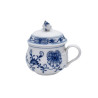 CREAMER WITH HANDLE BLUE ONION