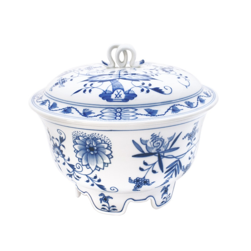BOX WITH LID BLUE ONION 18972/800101