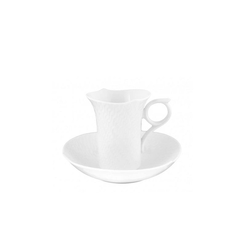 COFFEE CUP WITH SAUCER WAVES RELIEF 29580/000000