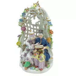 COUPLE UNDER GAZEBO...