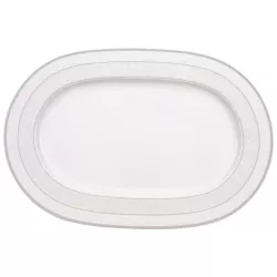 OVAL TRAY 35 CM - GRAY PEARL