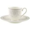 TAZZA CAFFÈ CON PIATTINO - GRAY PEARL