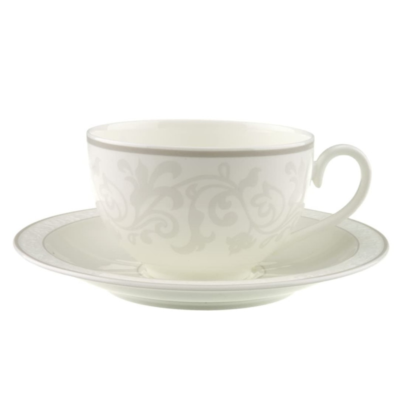 TAZZA COLAZIONE CON PIATTINO, GRAY PEARL 10-4392-1240/1250