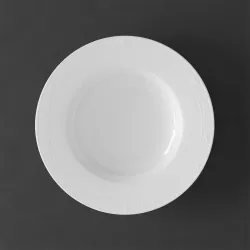 SOUP PLATE 24 CM - WHITE PEARL