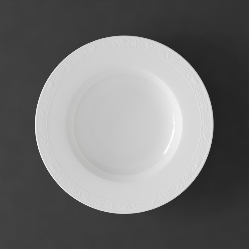 SOUP PLATE 24 CM - WHITE PEARL