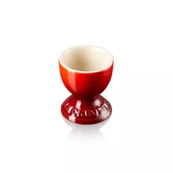 STONEWARE EGG CUP - CERISE