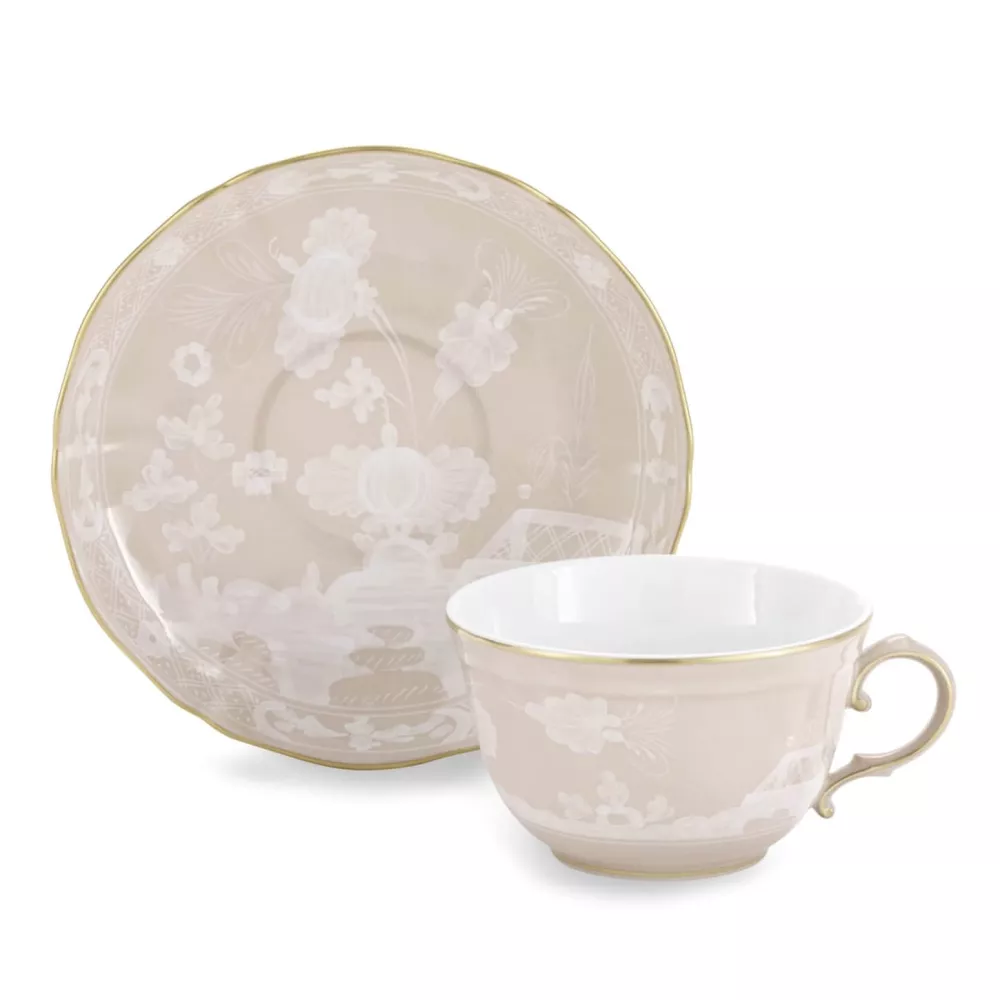 TAZZA TE CON PIATTINO, ORIENTE ITALIANO