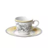 TAZZA TE CON PIATTINO, AUDUN FERME 10-1067-1300/1310