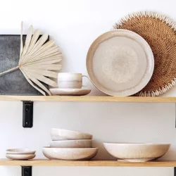 PIATTO FONDO 22 CM, PERLEMOR SAND