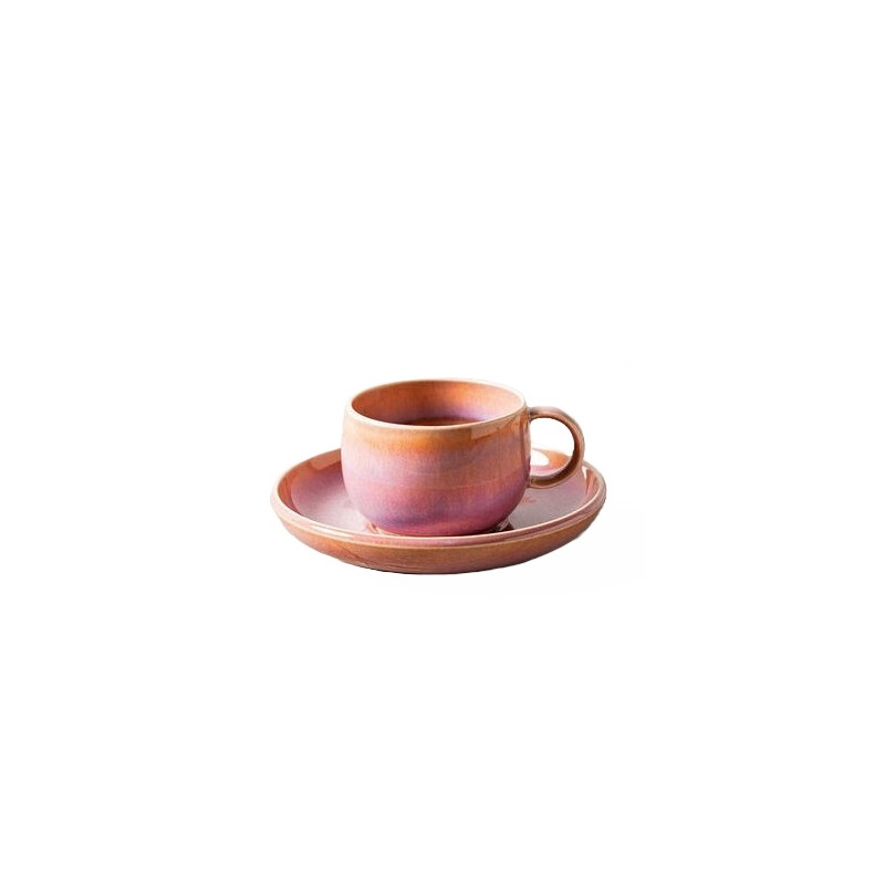 TAZZA CAFFE CON PIATTINO, PERLEMOR CORAL 19-5173-1420/1430