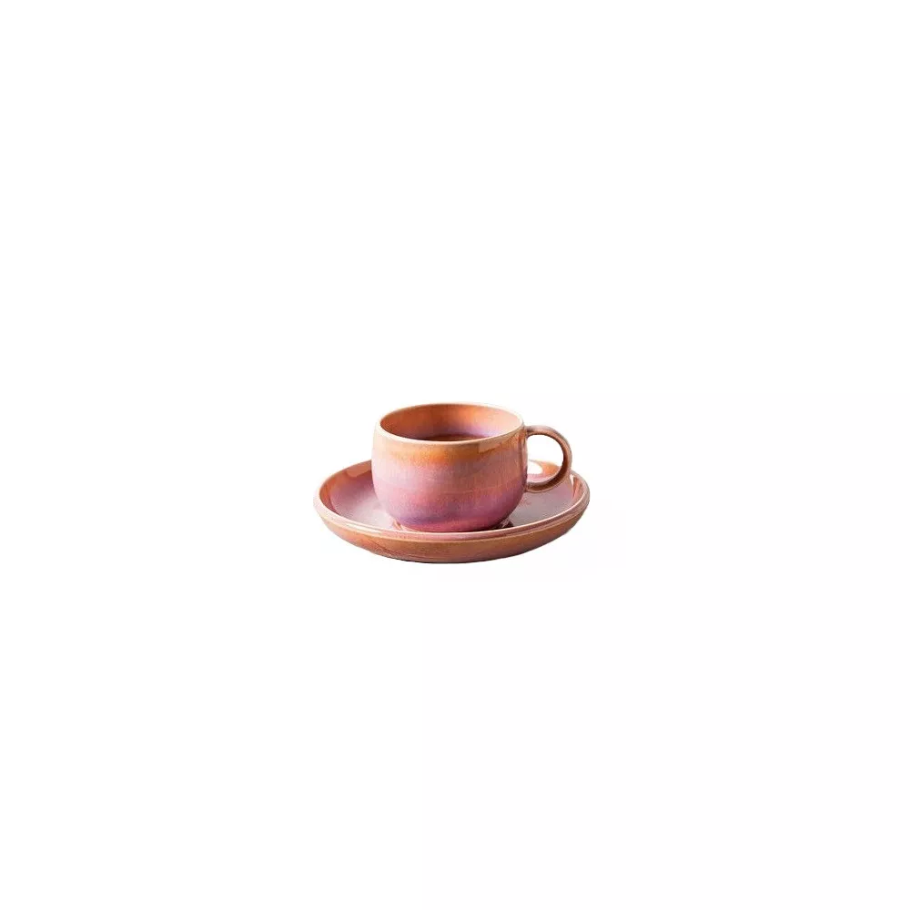 TAZZA CAFFE CON PIATTINO, PERLEMOR CORAL 19-5173-1420/1430
