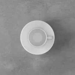 TAZZA CAFFÈ CON PIATTINO - ANMUT BIANCO