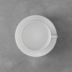 TAZZA TÈ CON PIATTINO - ANMUT BIANCO