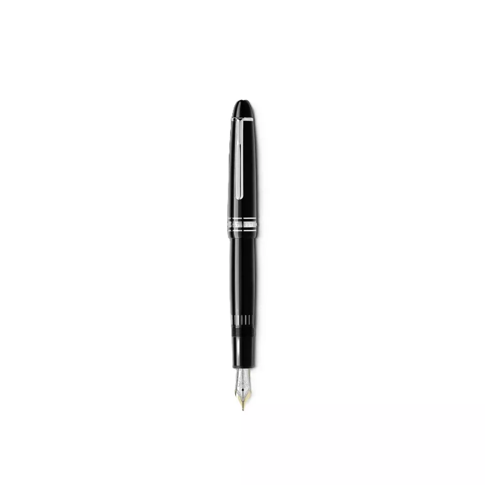 MEISTERSTÜCK FOUNTAIN PEN, BLACK & PLATINUM