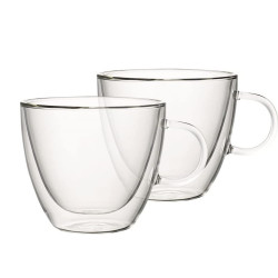 SET OF 2 LARGE CUPS,...
