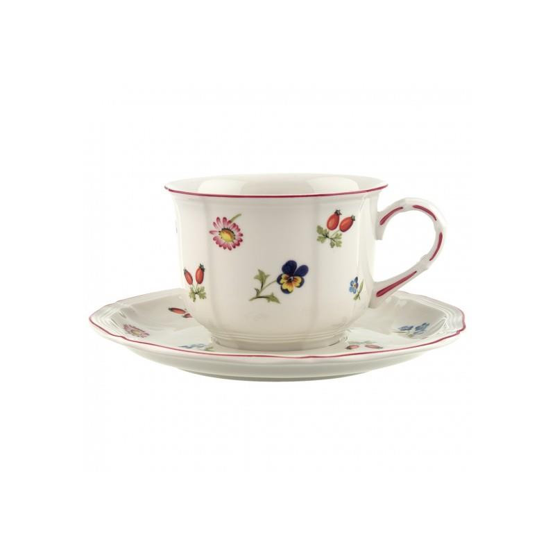 VILLEROY E BOCH - TAZZA COLAZIONE C/PIATTO - PETIT FLEUR 10-2395-1240/50